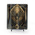 Art Deco Diamonds Design Shower Curtain