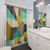 Polygons Shower Curtains - Stylish Bathroom Decor