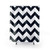 Navy Blue Chevron Shower Curtain - Modern Bathroom Decor