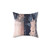 Abstract Horizontal Pink Navy Pillow