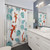 Watercolor Koi Fish Shower Curtain