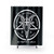 Occult Baphomet Satanic Shower Curtain