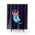 Cosmocat Shower Curtain featuring a cute cat in a space theme