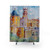 Palacio da Pena Sintra Shower Curtain with Vibrant Watercolor Painting