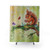 Cute Squirrel and Ladybug Shower Curtains by Artist Maria Tiqwah