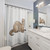Ferret Shower Curtains with Tan Solid Design