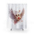 Magical Snowy Owl Fantasy Shower Curtain
