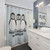 Easily Distracted by Penguins Shower Curtains