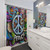Colorful Peace Sign Shower Curtain