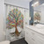 Watercolor Tree of Life Shower Curtains