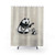 Banjo Panda Shower Curtain - Bamboo Bear Nursery Decor