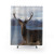 Red Deer Stag in Winter Shower Curtain