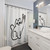 Cats Like Metal Shower Curtain