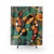 Koi Watergarden Jade Shower Curtain