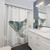 Humpback Whale Shower Curtain - Watercolor Ocean Decor