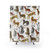 Neutral Palette Tiger Print Shower Curtain
