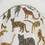 Neutral Palette Tiger Print Shower Curtain