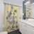 Bees and Chamomile Floral Shower Curtains