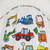 Construction vehicles shower curtain