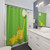 Yellow Pikmin Themed Shower Curtain