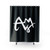 Mark Art Logo #1 Shower Curtains for Decorative Bathroom Decor