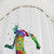 Running man shower curtain