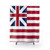 Grand Union Flag Shower Curtains - Patriotic Bathroom Decor