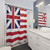Grand Union Flag Shower Curtains - Patriotic Bathroom Decor