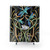Art Nouveau Dragonfly Pattern Shower Curtain