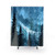 Winter Night Snowflake Shower Curtains