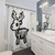 Gothic Skeleton Reindeer Shower Curtains