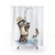 Nature's Fisherman Otter Trout Fishing Shower Curtain