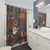 Cozy Fall Patterned Shower Curtain
