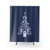 Doctor Who Christmas Shower Curtains