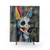 Xolo Mexican Hairless Dog Day of the Dead Shower Curtains
