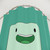Adventure Time BMO Smiling and Waving Shower Curtain
