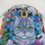 Colorful fantasy garden shower curtains with cats, kittens, and fairies