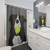 Border Collie with Tennis Ball Shower Curtain