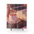 Autumn flower shower curtain with a warm, aesthetic scenery design