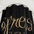 Gold Glitter Espresso & Prosecco Shower Curtain