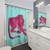 Vibrant Tiger Stripe Shower Curtains