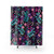Colorful Floral Starlight Blooms Shower Curtains