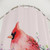 Watercolor Red Cardinal Bird Shower Curtain