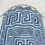 Greek Key Marble Shower Curtains with Ornamental Design