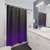 Elegant Ombre Purple Shower Curtains
