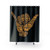 Alpha 1906 Hand Sign Words Shower Curtain