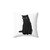 Soft, cozy black cat pillow for your home decor