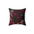 Antique Botanical Flower Rose Pillow