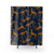 Tigers (Navy Blue and Marigold) Shower Curtains