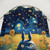 Totoro Shower Curtains with Sunflower and Starry Night Background